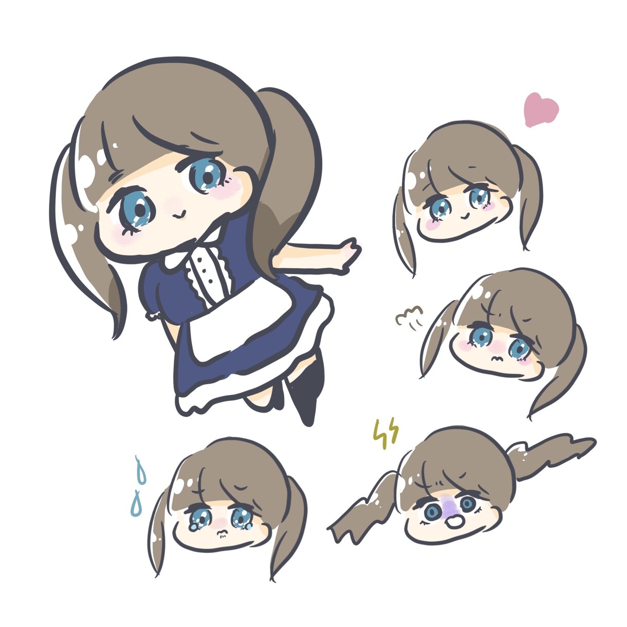 ミニキャライラスト作成します かわいいミニキャライラスト描きます イメージ5