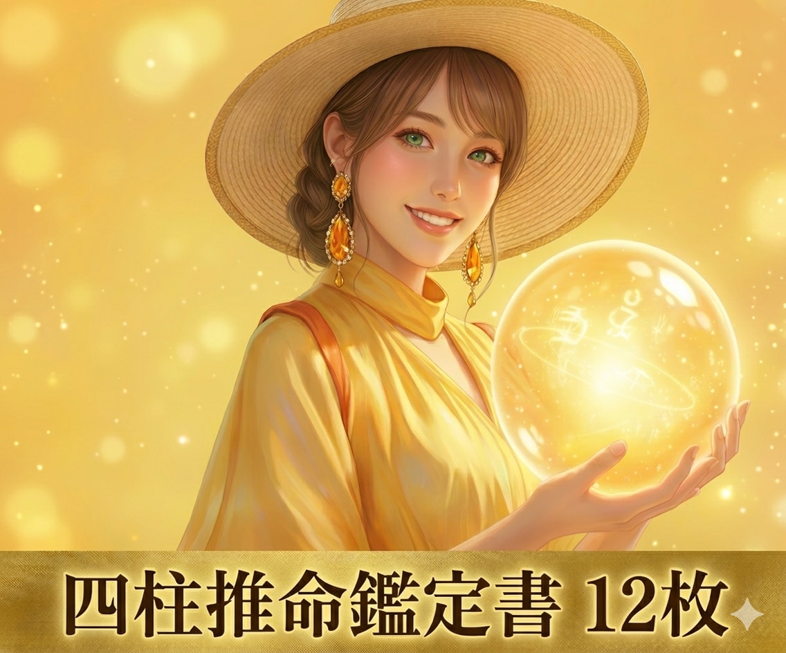 リピーター様専用‼️四柱推命鑑定書12枚作成します あなたの運命✨占い