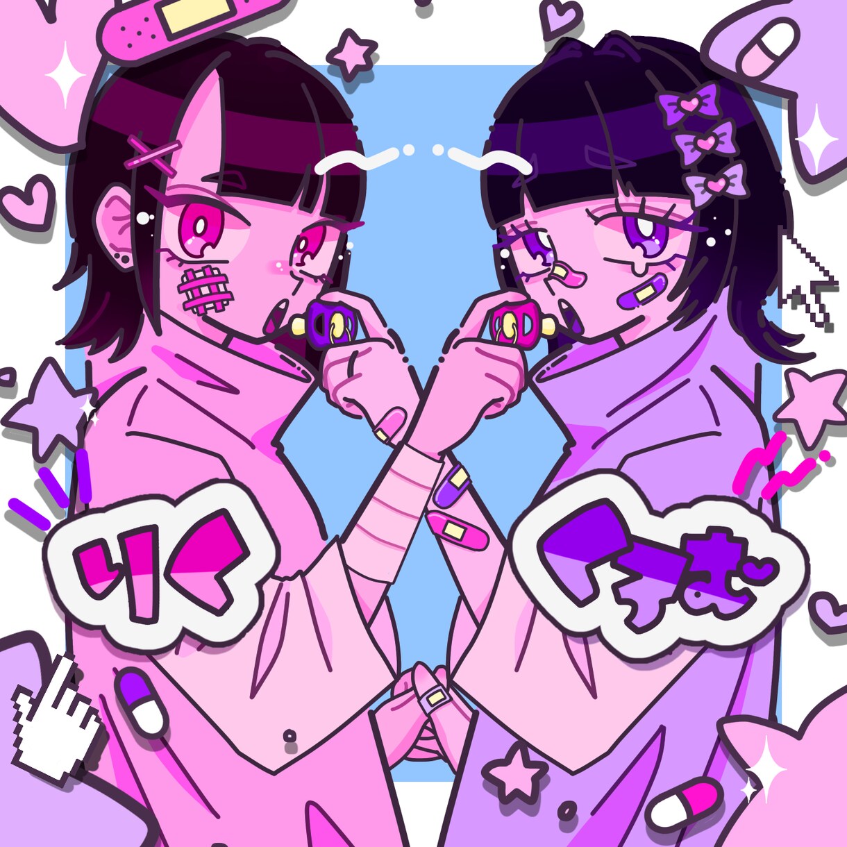 ホップでかわいいアイコン、ヘッダー等描きます 絶対印象に残るキャッチーなアイコンをご提供！！ イメージ3