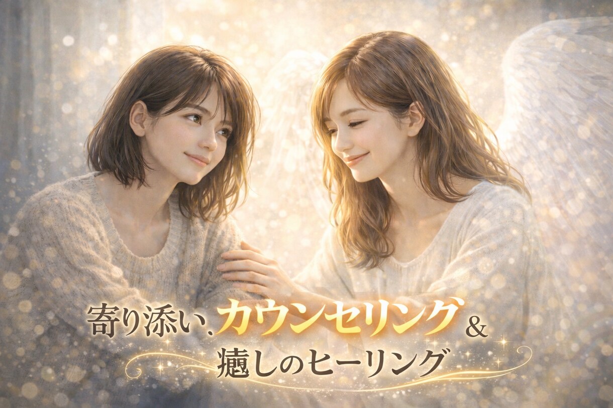 あなたの”わかってほしい”を丸ごと受け止めます HSPさんでも安心✨傾聴と共感で不安感から安心感へ浄化します イメージ1
