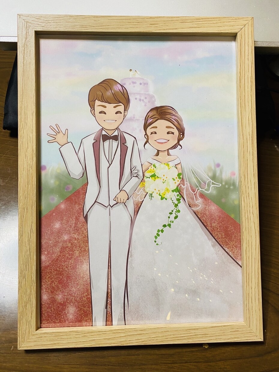 結婚向けに描いてます ふわふわなイラストが得意なので幸せ感を表現できます イメージ3