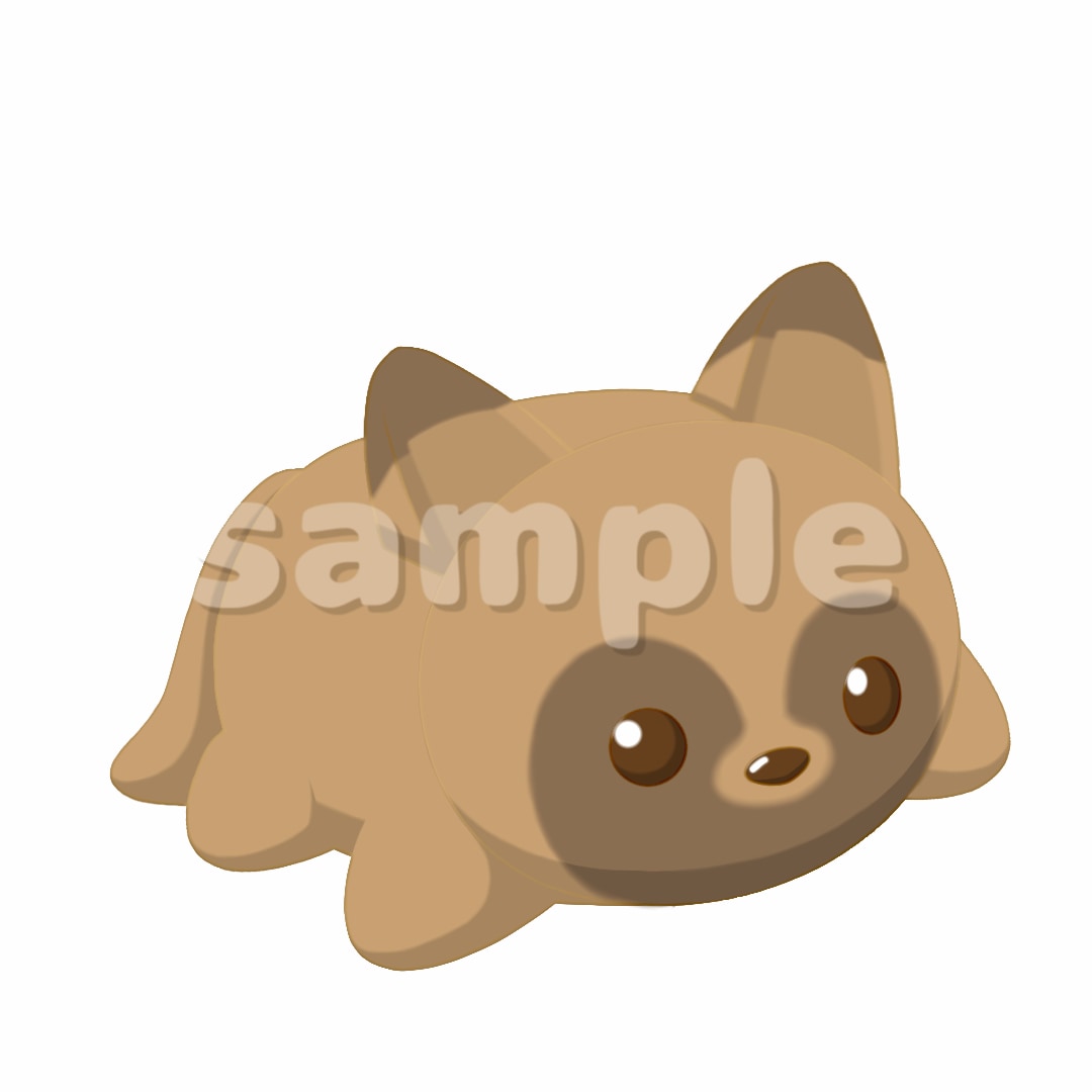ぬいぐるみ風の獣耳がある動物イラストを描きます SNSアイコンにおすすめです。 イメージ3