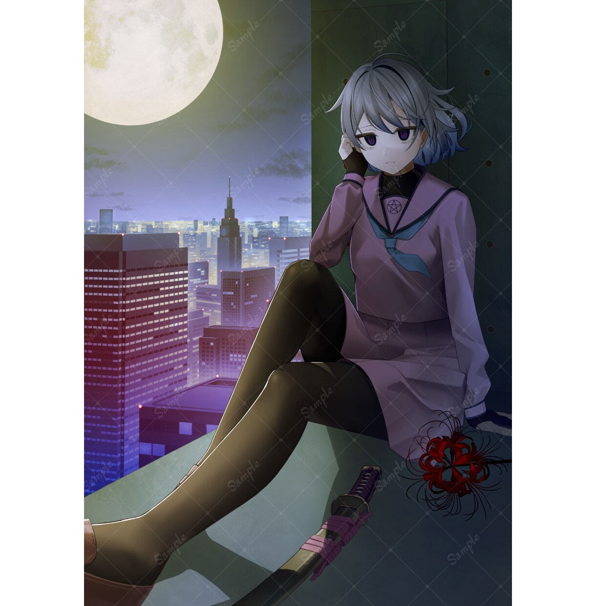 表紙･挿絵･MV･サムネイルなどの一枚絵描きます キャラクターメインから背景メインまで幅広く対応可能です イメージ8