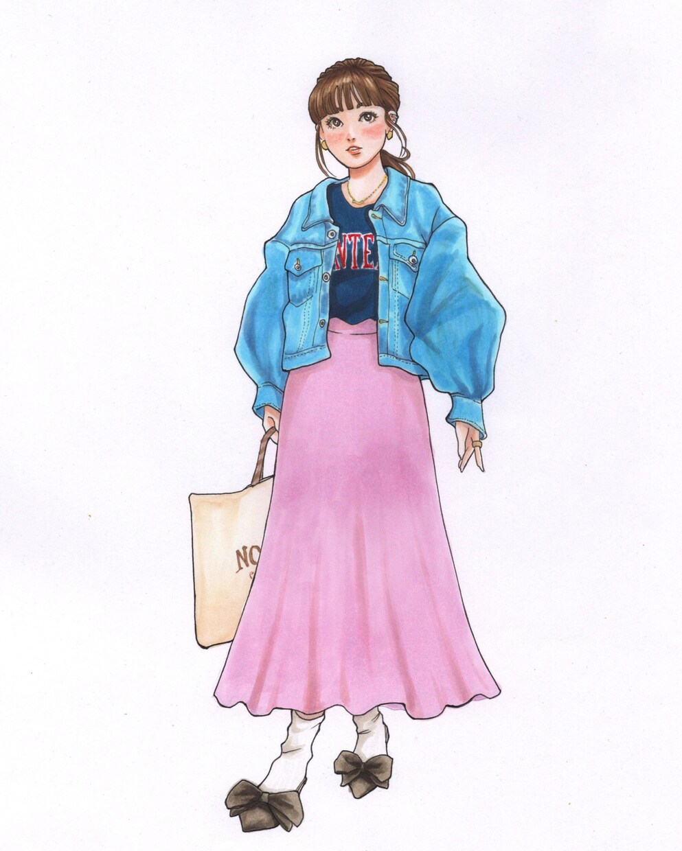 オシャレなファッションイラストお描きいたします 【飾りたくなるオシャレイラスト】 イメージ3