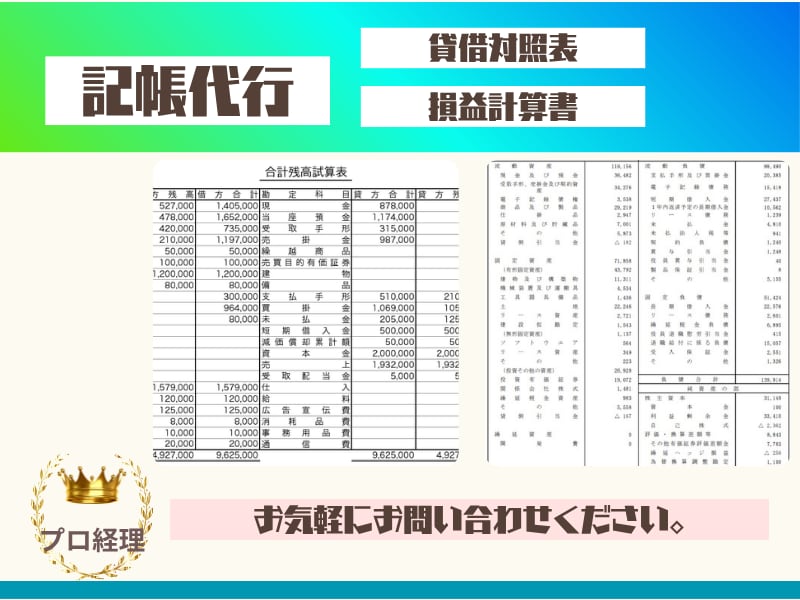 経理の悩み事、丸投げOK！法人様の記帳をいたします 記帳の最適化が、決算の効率化へ。あなたは本業に集中！ イメージ2