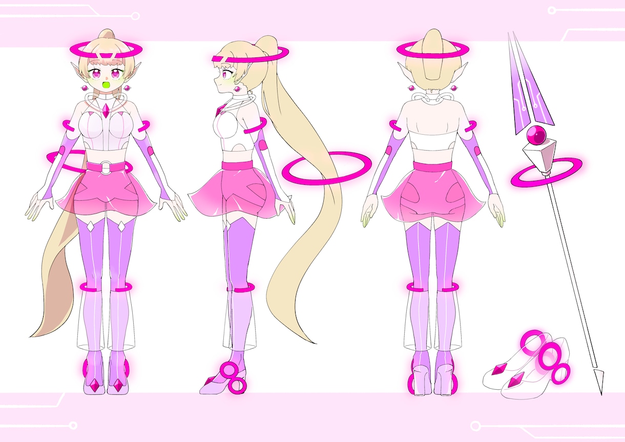 キャラデザからパーツ分け、立ち絵制作まで行います 自分だけの個性的なキャラクターが欲しい方へ！ イメージ2