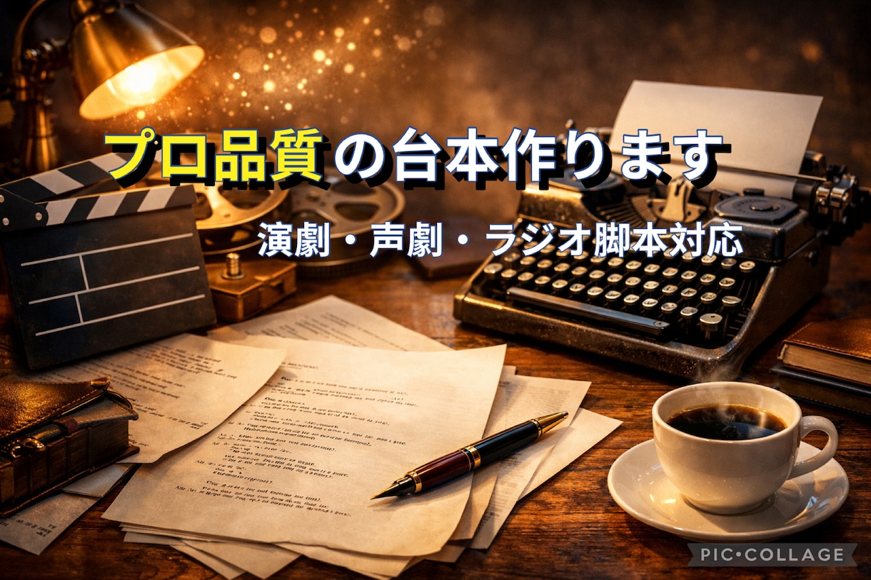 台本脚本作成します リアルな会話で“刺さる台本”（演劇 声劇 ラジオ）書きます。 イメージ1