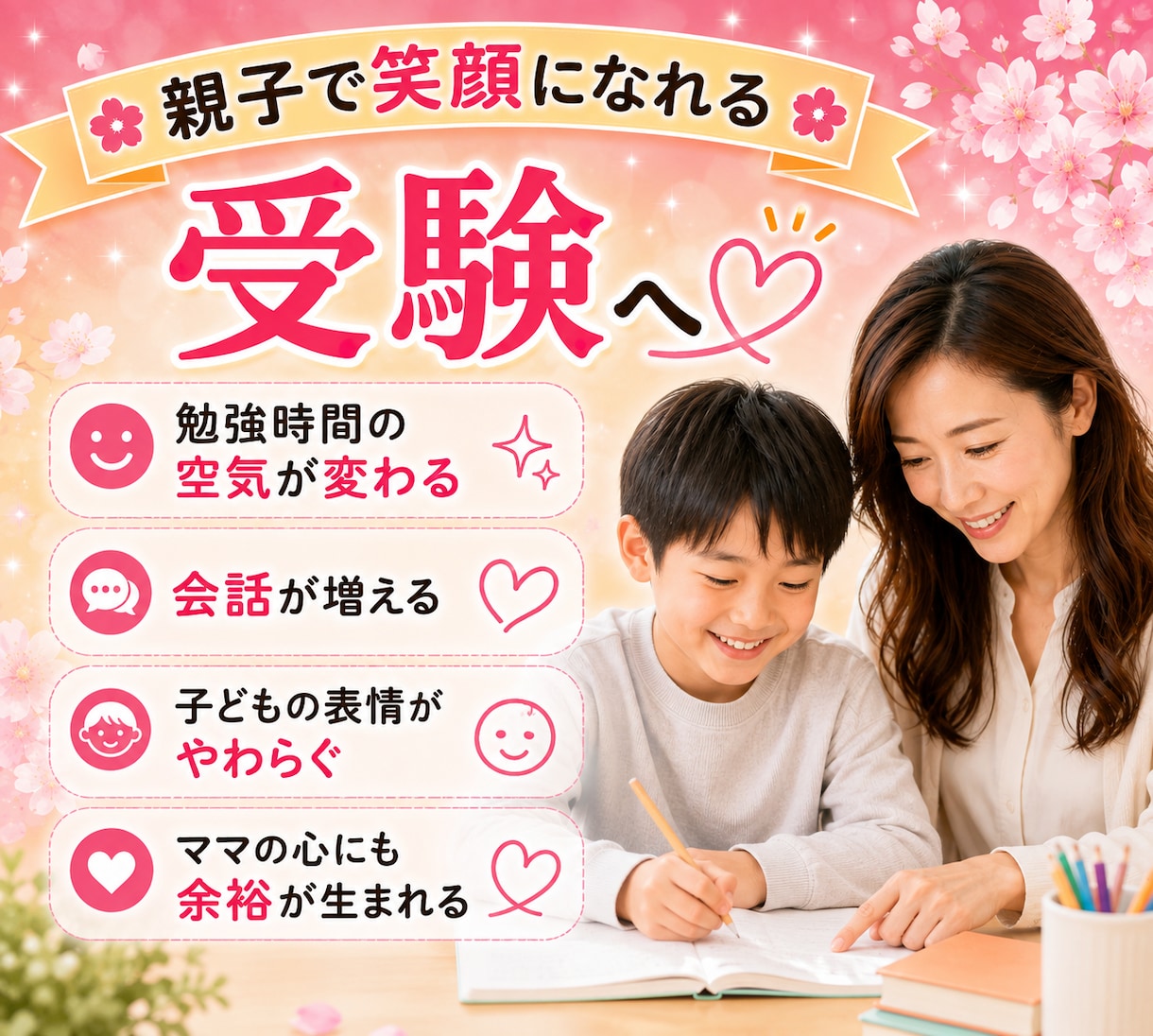 受験の不安な気持ちを元お受験ママがお聞きします 受験の不安/親子関係/反抗期/ワンオペ受験/模試の悩み/塾 イメージ7