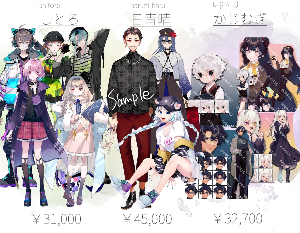 0からVtuber作ります 【PROと提携・監修！】全行程担当柔軟に対応します イメージ6