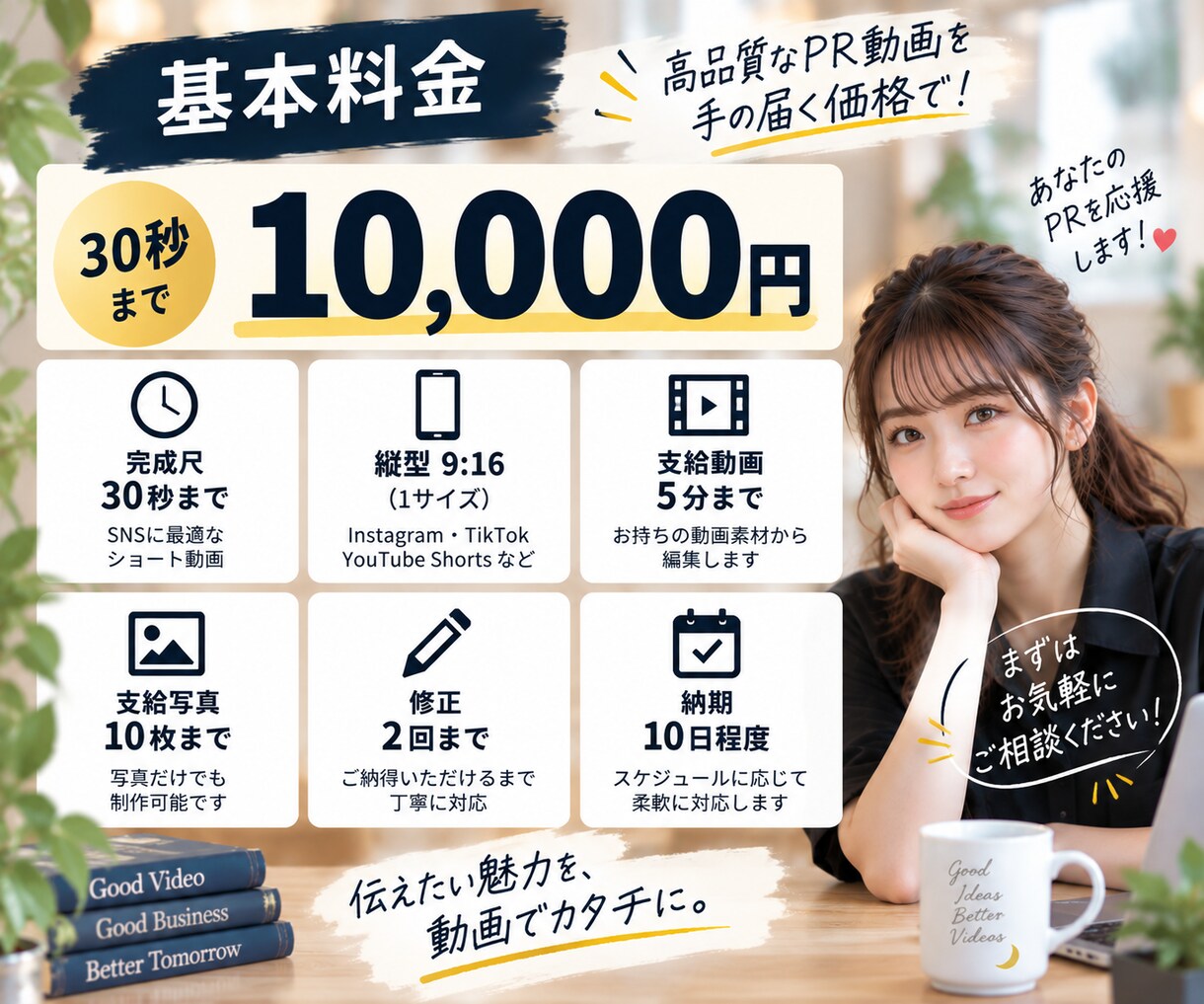 店舗・サービスの魅力を伝えるPR動画を制作します 素材を活かして魅力が伝わるPR動画を制作します イメージ5