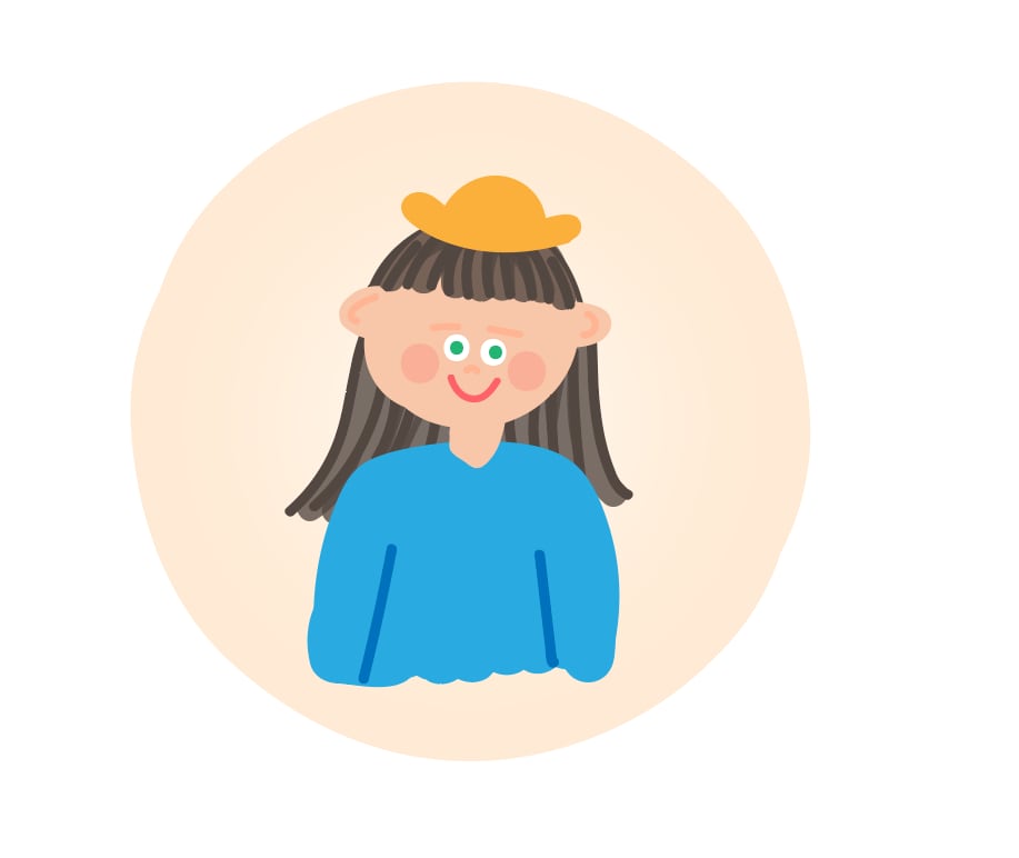 あなただけの可愛いアイコン描きます まあるいフチ付き！SNSやLINEなどに❤️ イメージ3