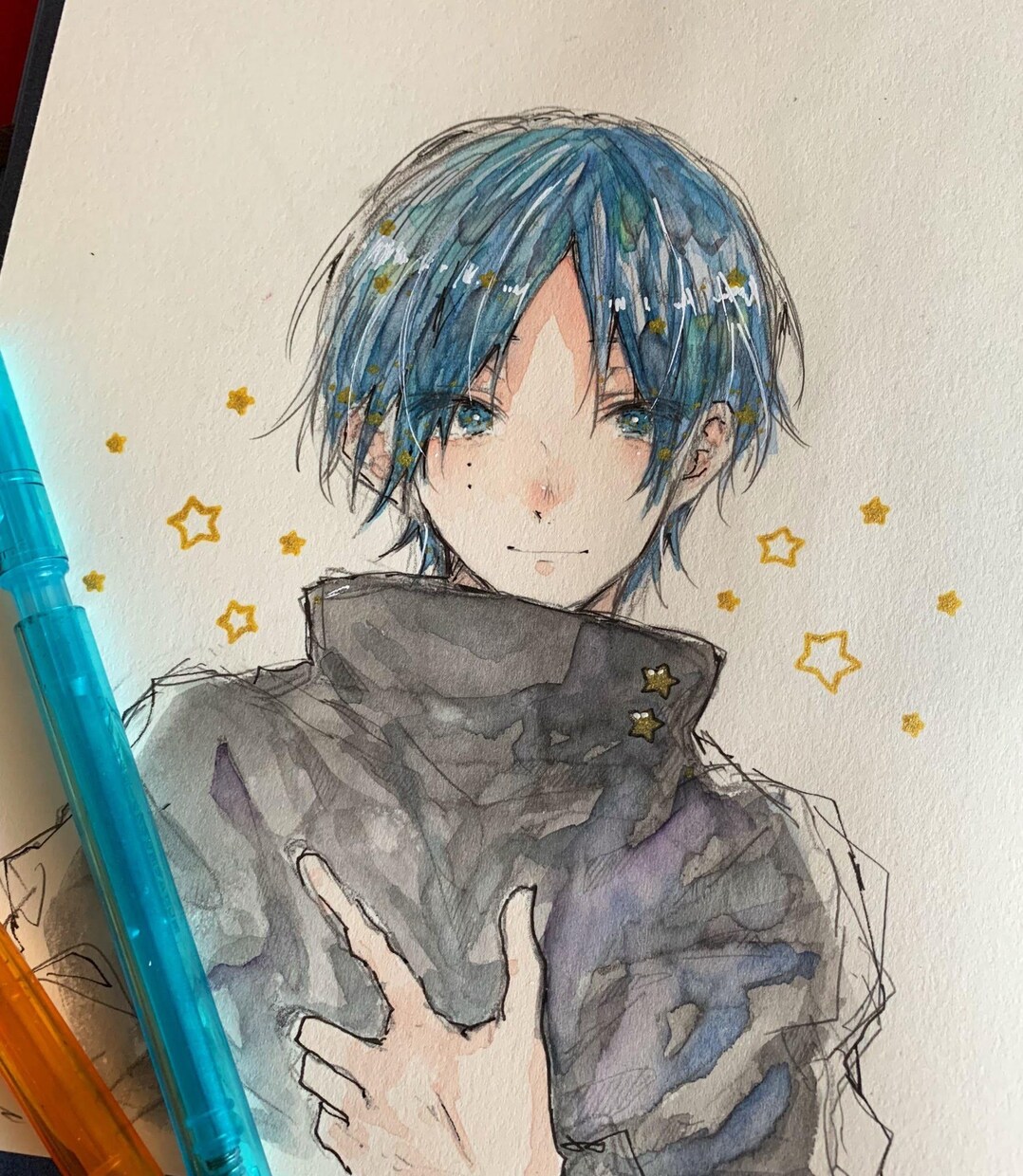 水彩イラスト描きます 描いた作品は郵送することも可能です！ イメージ7