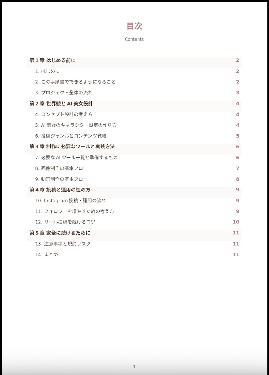 2児ママが一目置かれるAI美女生成教えます インスタ総フォロワー40万人規模の実体験 イメージ3