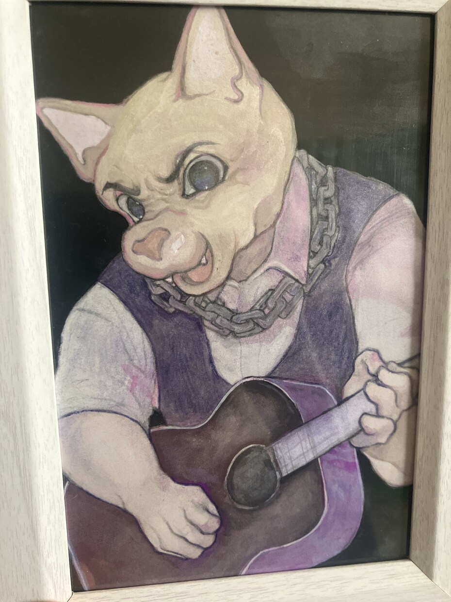 かわかっこいい似顔絵イラスト制作します お好きな動物(猫が得意)に変身させたイラストを制作します！ イメージ2