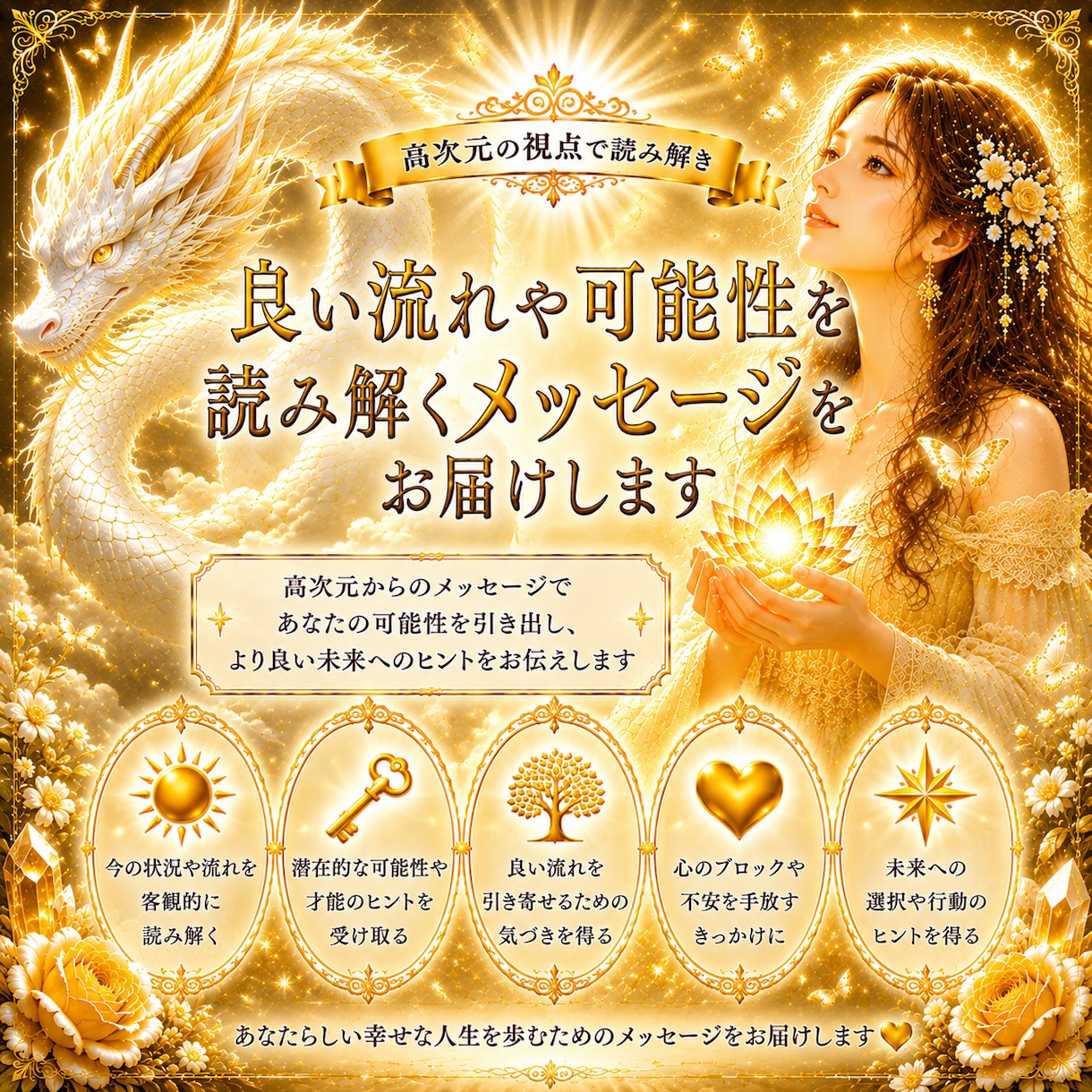 高次元メッセージ｜魂への導きを届けます ｜今のあなたに必要な深い気づきをお伝えします イメージ4