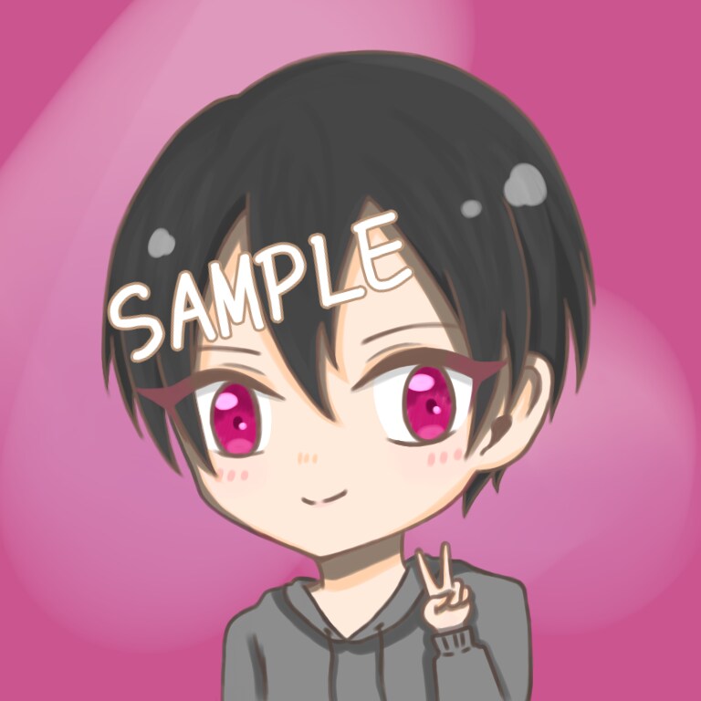 デフォルメなどかわいいSNS用のアイコン描きます 病み絵でも！色々なジャンルご相談ください！ イメージ4