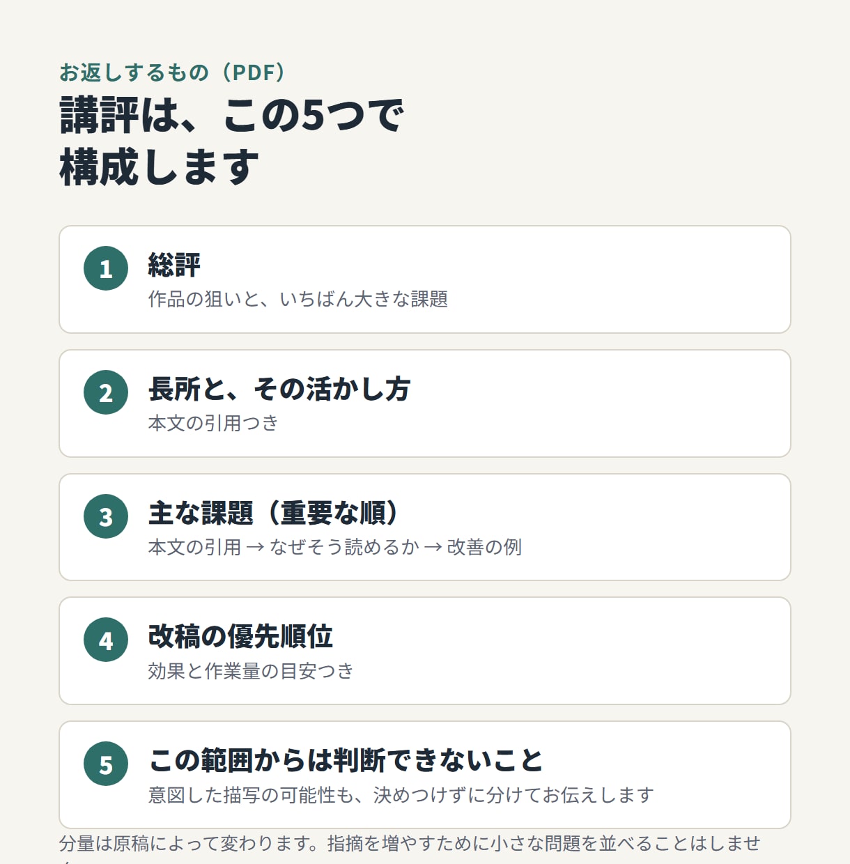 元ゲームシナリオライターが小説を講評します 人物・構成・台詞を読み、改稿で何から直すかまでお返しします イメージ2