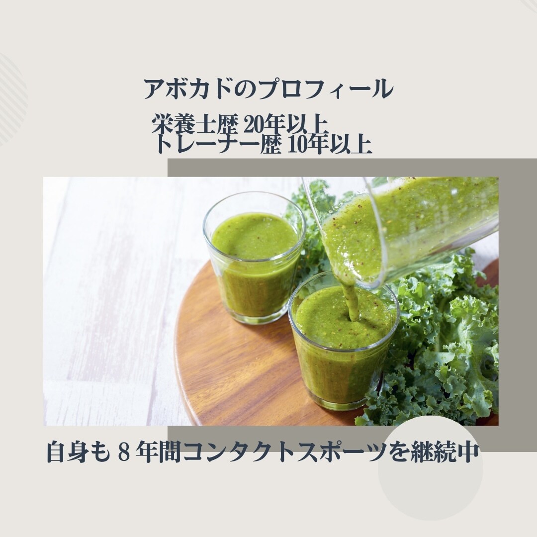 管理栄養士×現役トレーナーが勝てる食事戦略作ります 初回限定モニター価格♪ 8,000円→5,000円 イメージ5