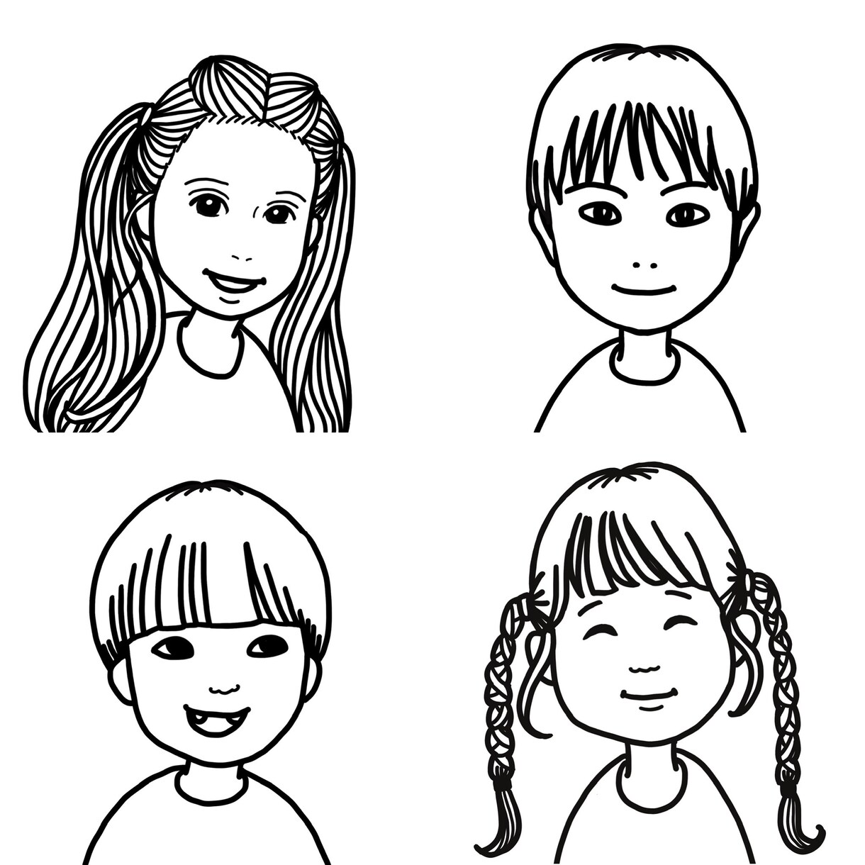 子供から大人まで似顔絵作成いたします 特徴を捉えたシンプルでキャッチーな似顔絵描きます◎ イメージ2