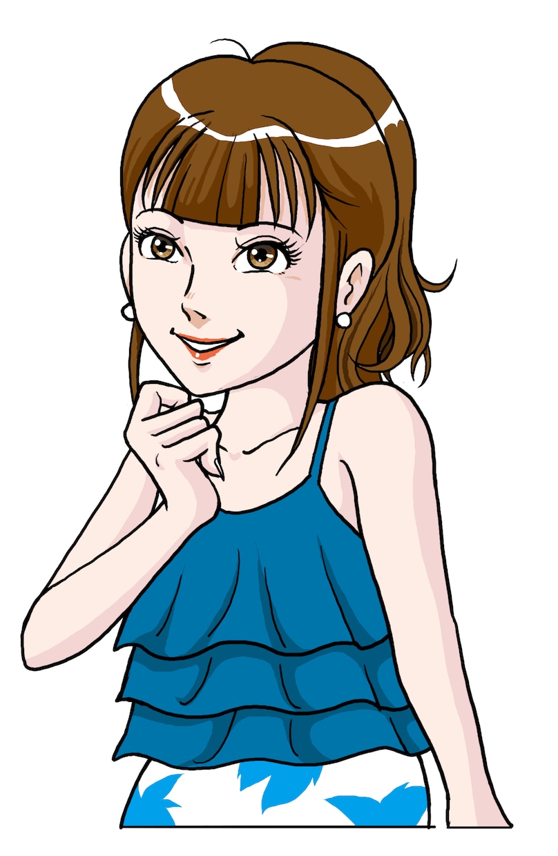 あなたを漫画のキャラに致します あなたの似顔絵をキャラクターとして制作致します。 イメージ5