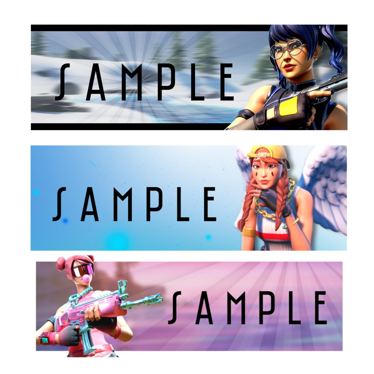 大人気！FORTNITEヘッダーアイコン制作します 安く早く！お客様のご希望に添って制作させていただきます。 イメージ2