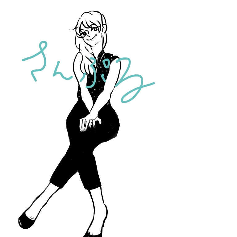 シンプル！白黒イラスト描きます SNS等のプロフィール画像をイラストにしたい方に！ イメージ2