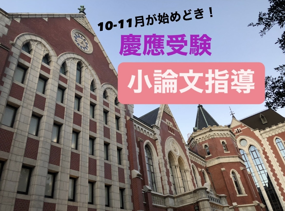 慶應受験の小論文を添削します 慶應義塾大学卒・同大学院院生が小論文を指導します イメージ1