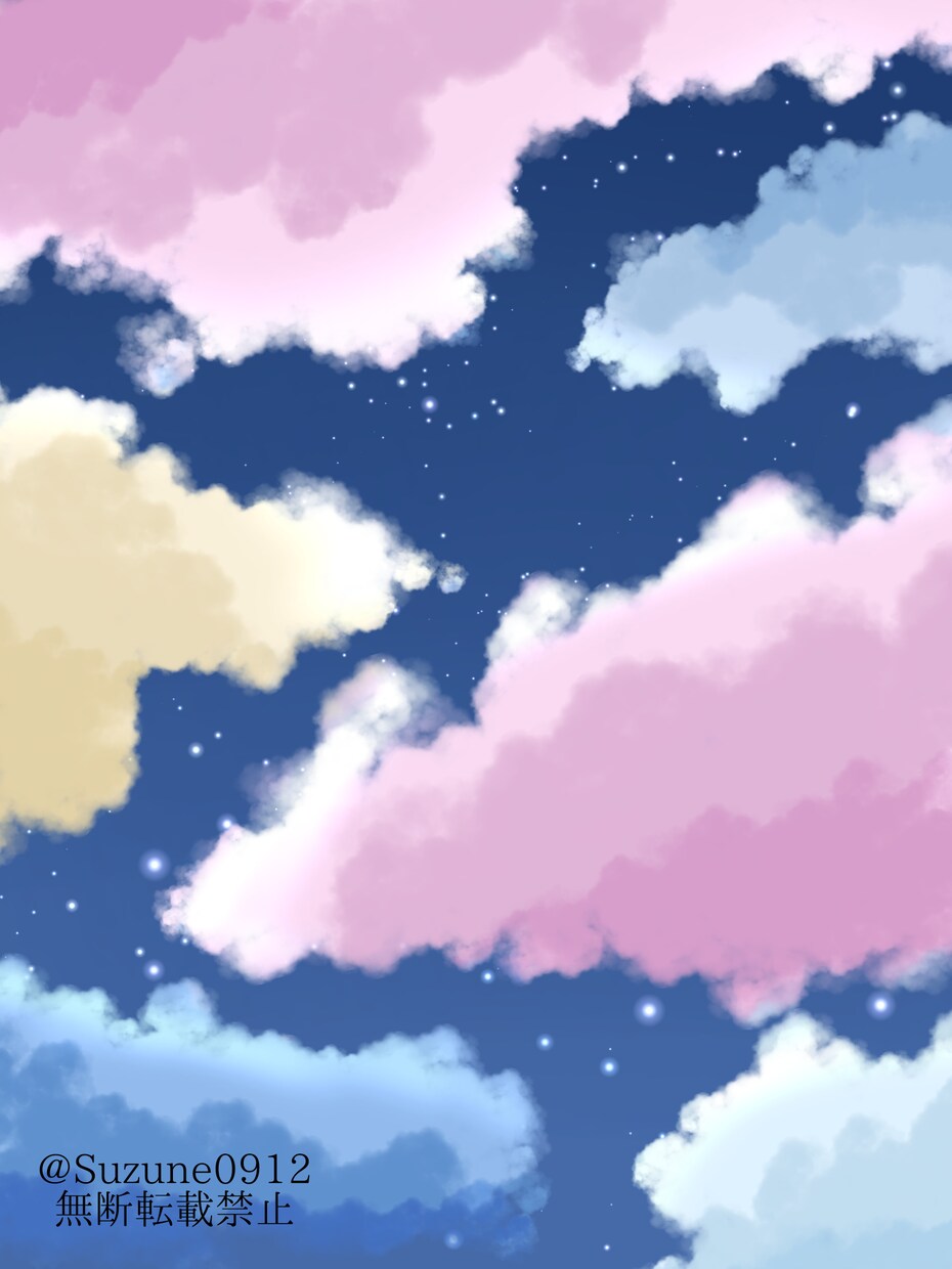 星空や月モチーフのイラスト描きます 星空・月好きさん注目！SNS利用可能なイラスト描きます！ イメージ2
