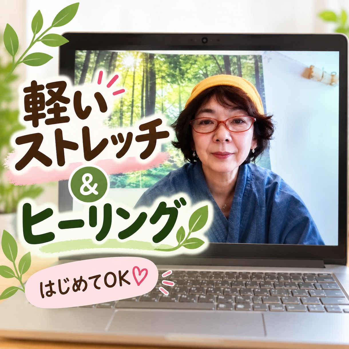 はじめてOK、ゆるめて軽くなる時間をつくります 力を抜くほど、体がやさしくほどけていきます。 イメージ1
