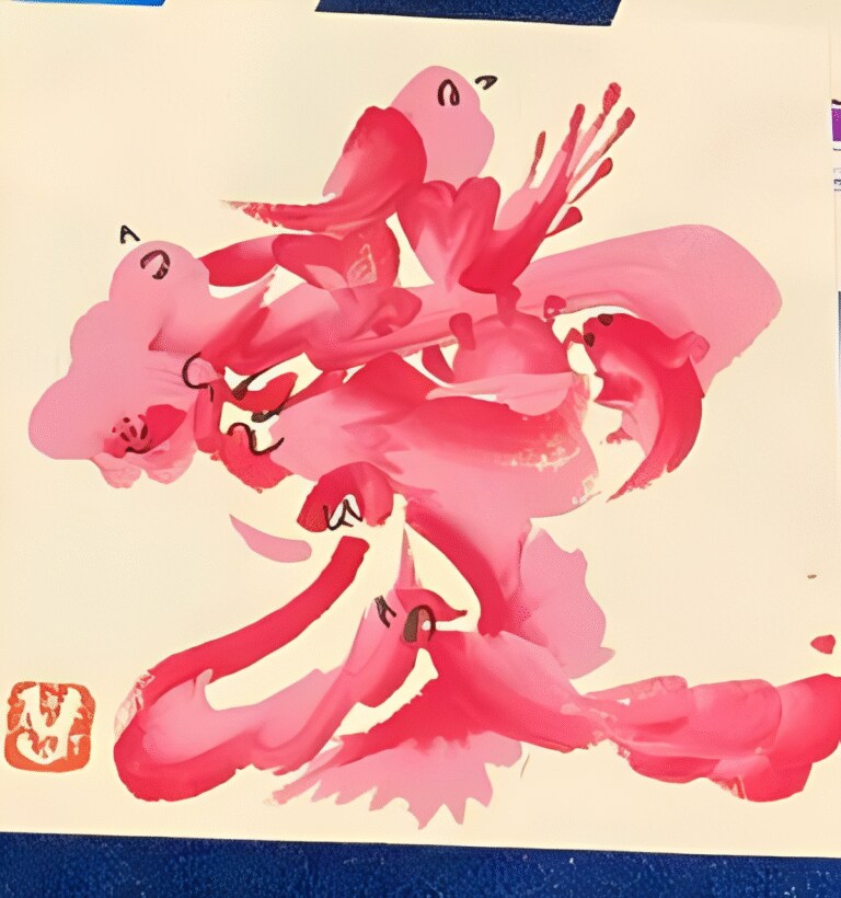 結婚式や記念日に！花文字ウェルカムボード描きます お名前やお好きな文字を華やかな開運花文字で彩ります♪ イメージ3
