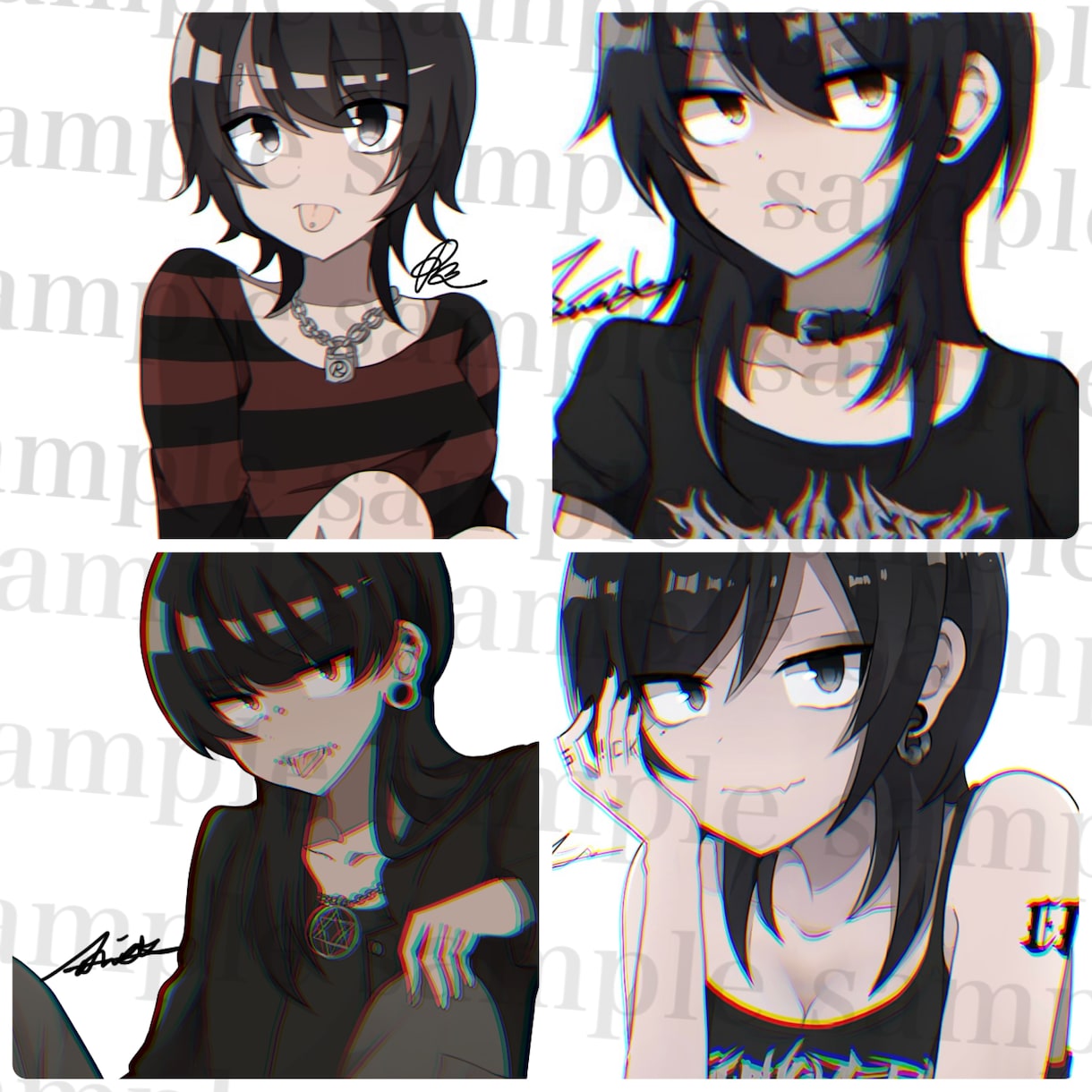 カッコ可愛いイラストお描きします SNSのアイコンや１枚絵など！ イメージ1