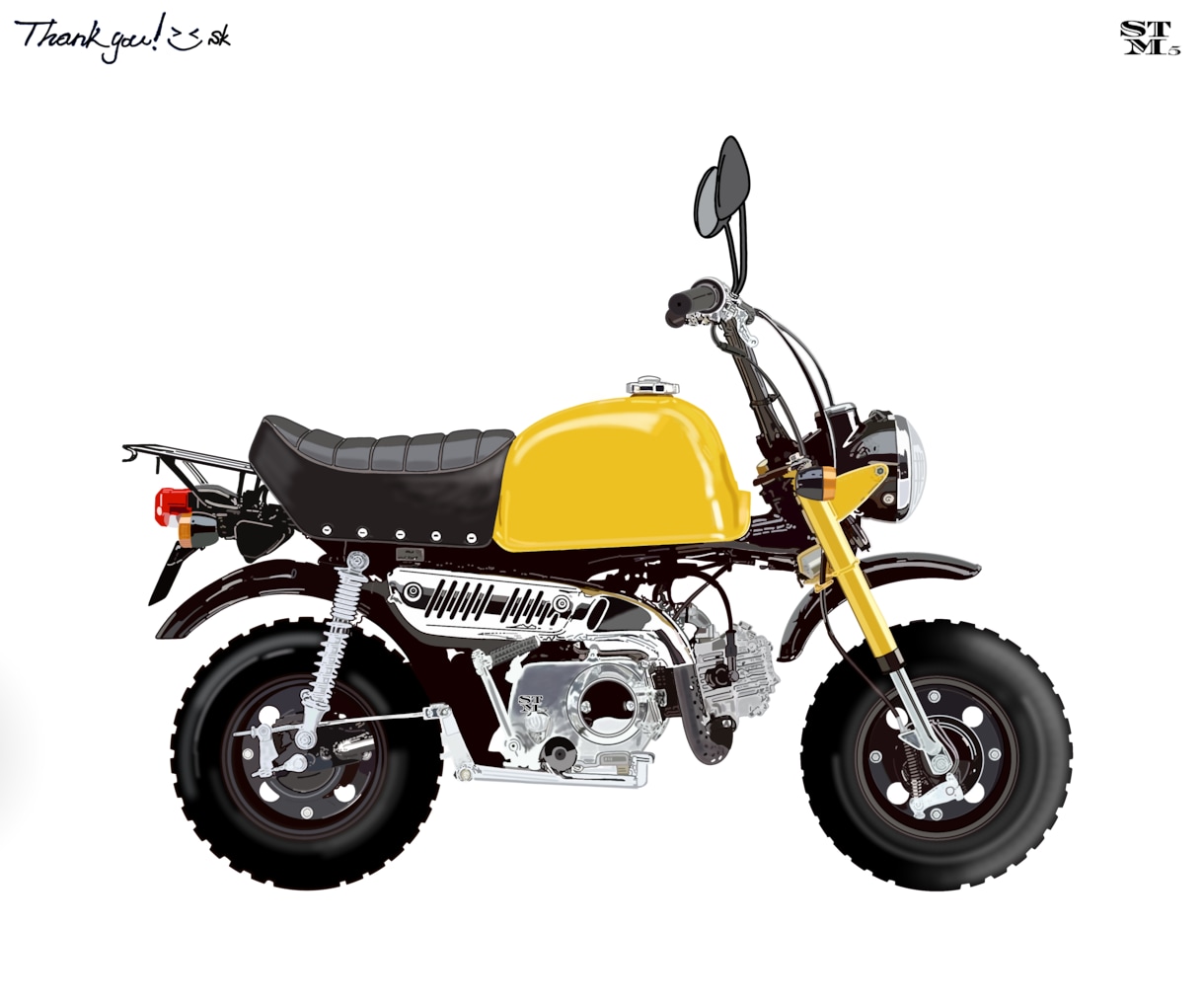 思い出のバイクをリアルにイラストで描きます 思い出をイラストにしませんか‼️納車記念に❗️ イメージ7