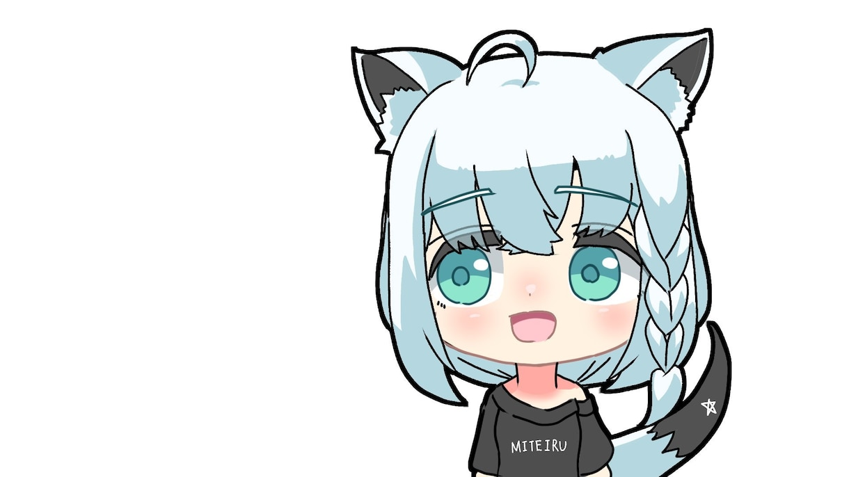 登録者1万5千人youtuberがアイコン描きます vtuber様の手描き絵師がミニキャラ作成します！ イメージ5