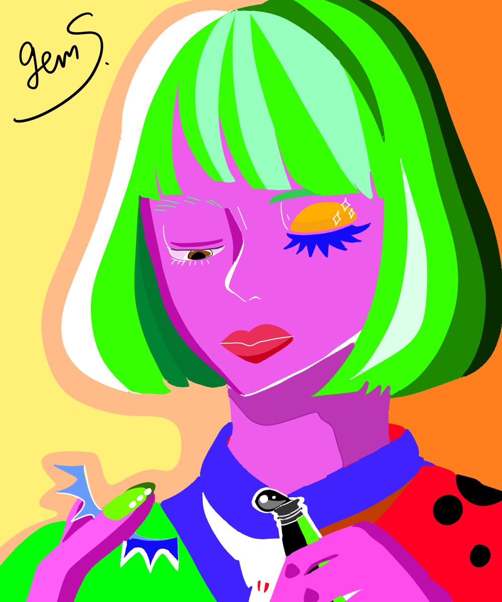 ちょっぴり毒を感じる1枚絵を描きます ビビッドカラー寄り。挿絵や動画等のイラストに… イメージ5
