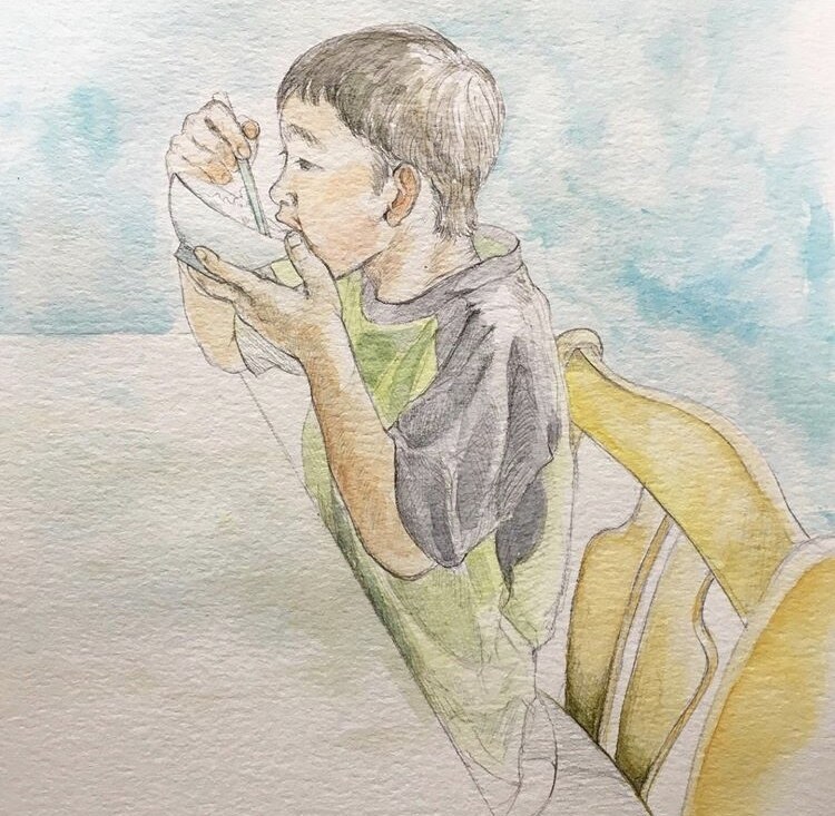 お気に入りの写真を水彩画に。原本をお渡しします 家族・友人・恋人との記念を鮮やかな絵画で残そう イメージ4