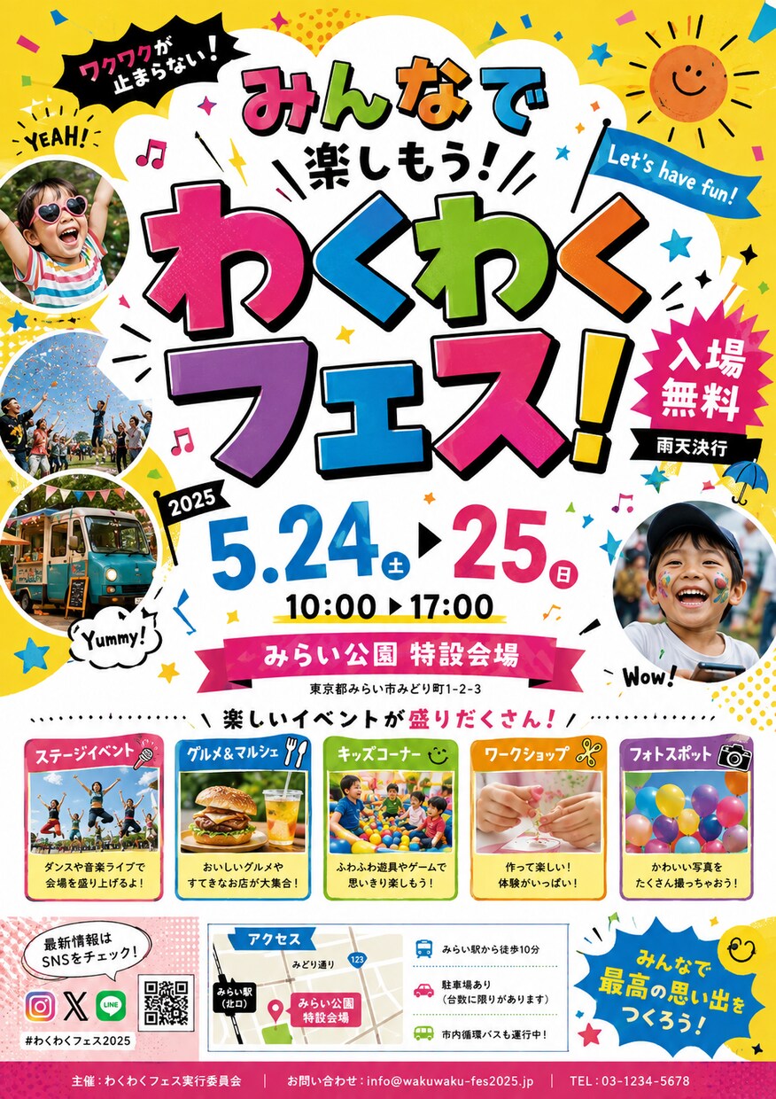 色々なチラシなどを作れます 見る人の心をつかみ、想いを届ける魅力的なデザインを。 イメージ2