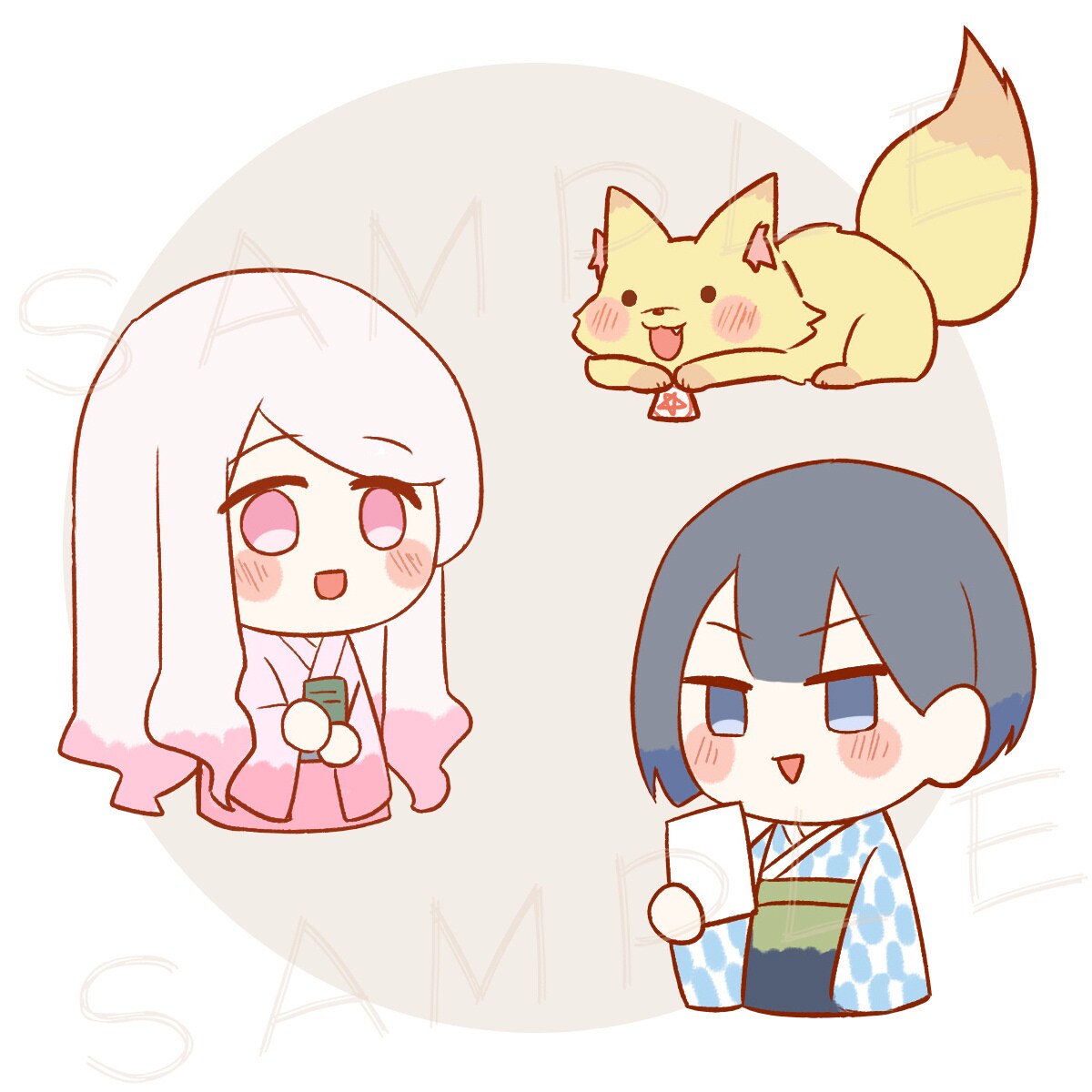 パッと目を引く！ミニキャラアイコン制作します SNS、Webビジネス・個人などで使用できるアイコン作成 イメージ10
