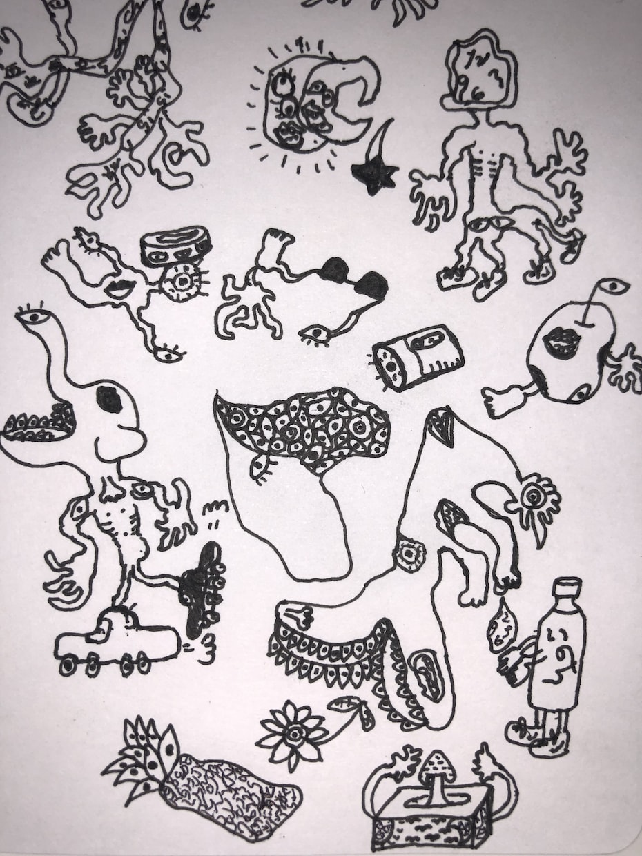 ちょっと個性的な絵を描きます 個性的（自分の価値観）な動物や物を自由に描きます！ イメージ3