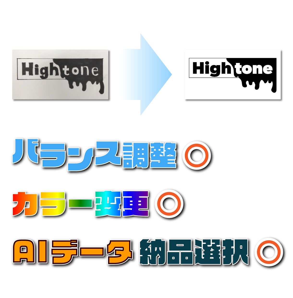 あなたの手描きをそのままロゴとして形にいたします あなたが考えられた素敵なロゴを「形」にする最終段階のお手伝い イメージ2