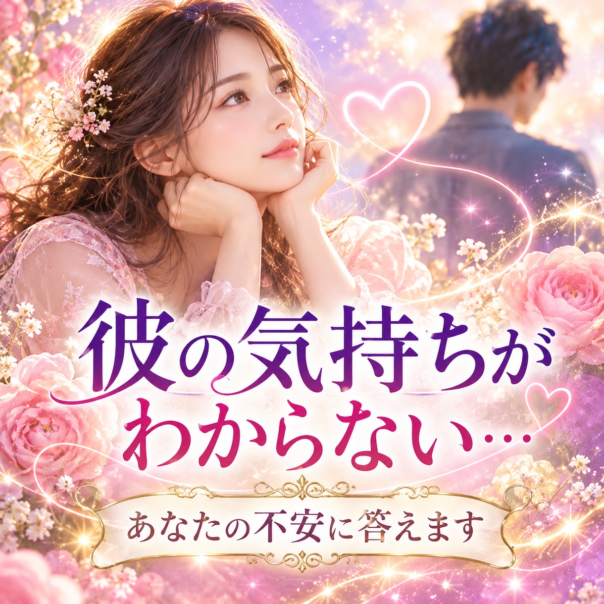 彼の気持ちがわからない…あなたの不安に答えます 彼の本音・あなたへの想い・これからの流れを丁寧に読み解きます イメージ1
