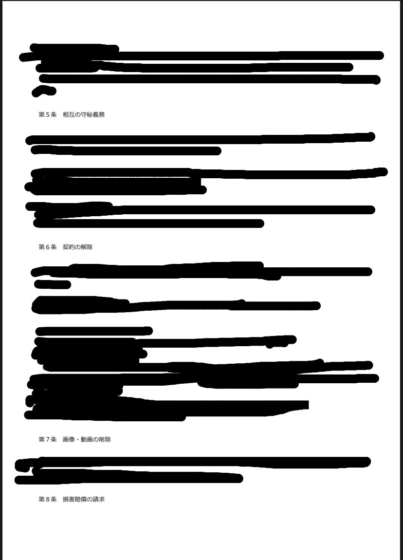 非ヌキメンエスセラピスト業務委託契約書を作成します メンズエステに対する書類作成を請負ます。 イメージ3