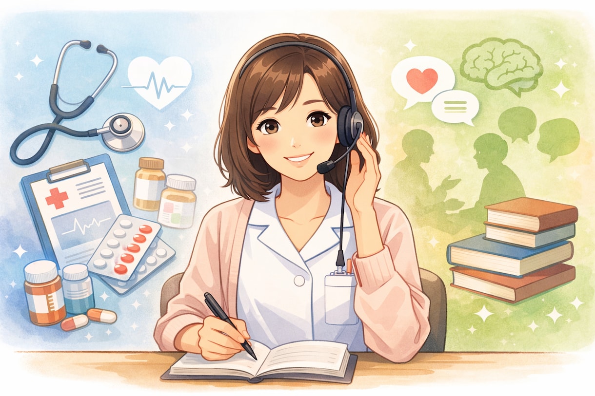 看護師×心理士の資格を活かし、お悩みお聞きします 専門的な視点で感情整理をお手伝いしします。 イメージ1