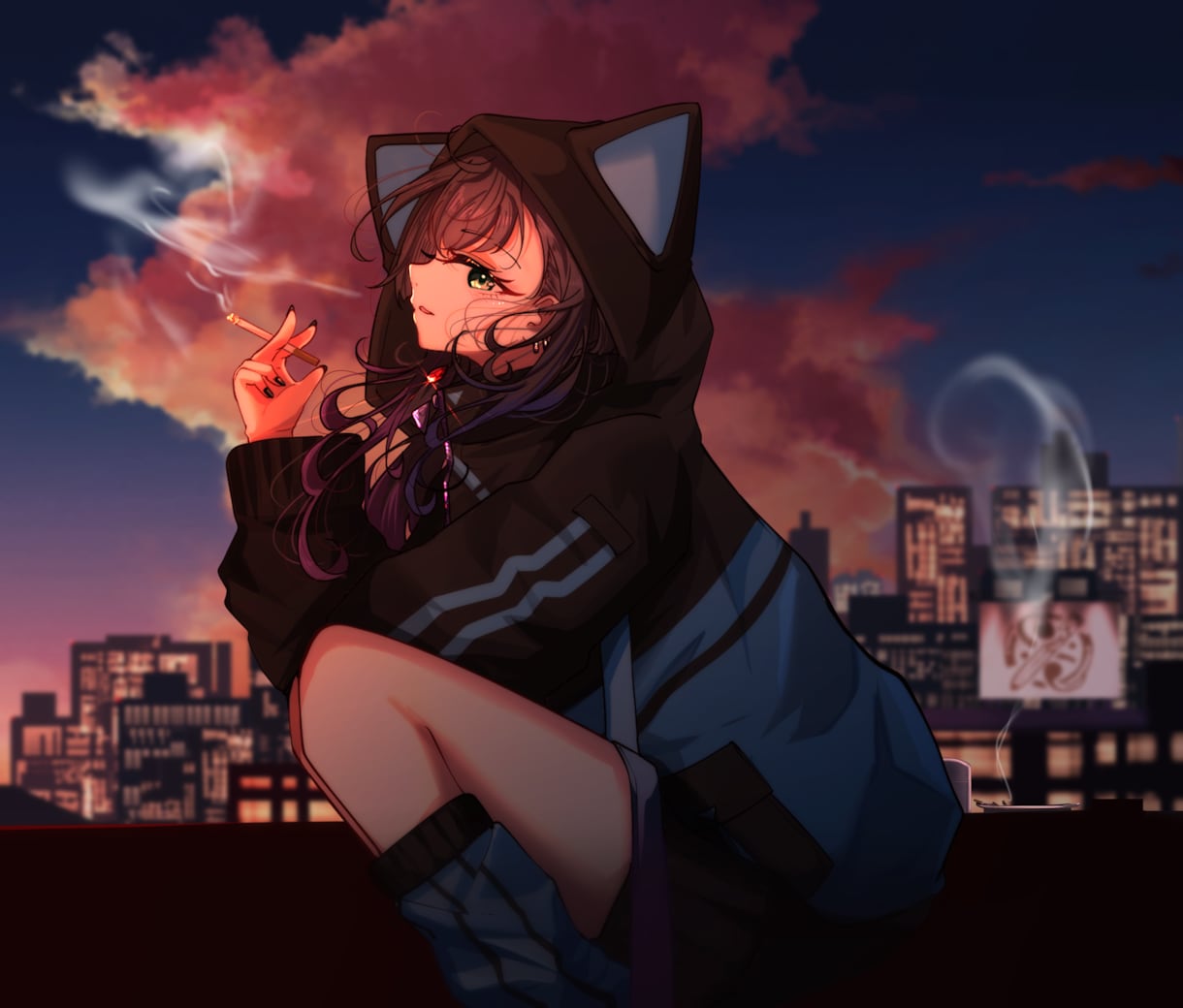 高彩度で美麗なイラストを描かせていただきます 動画用サムネイルなど目を引く一枚が欲しい方へ イメージ1