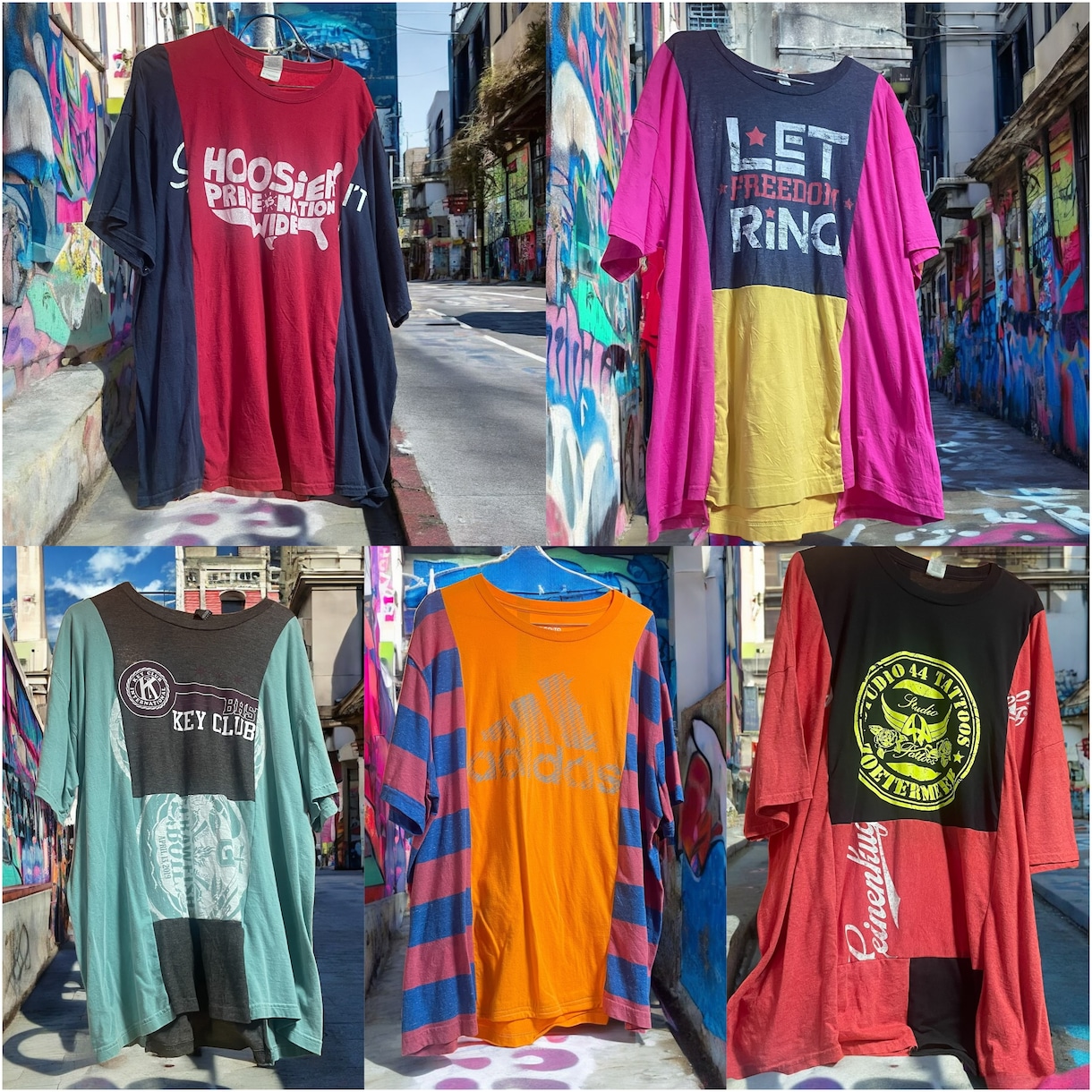 世界に1つのリメイクTシャツつくります あなただけの素敵な1着に仕上げます！ イメージ1