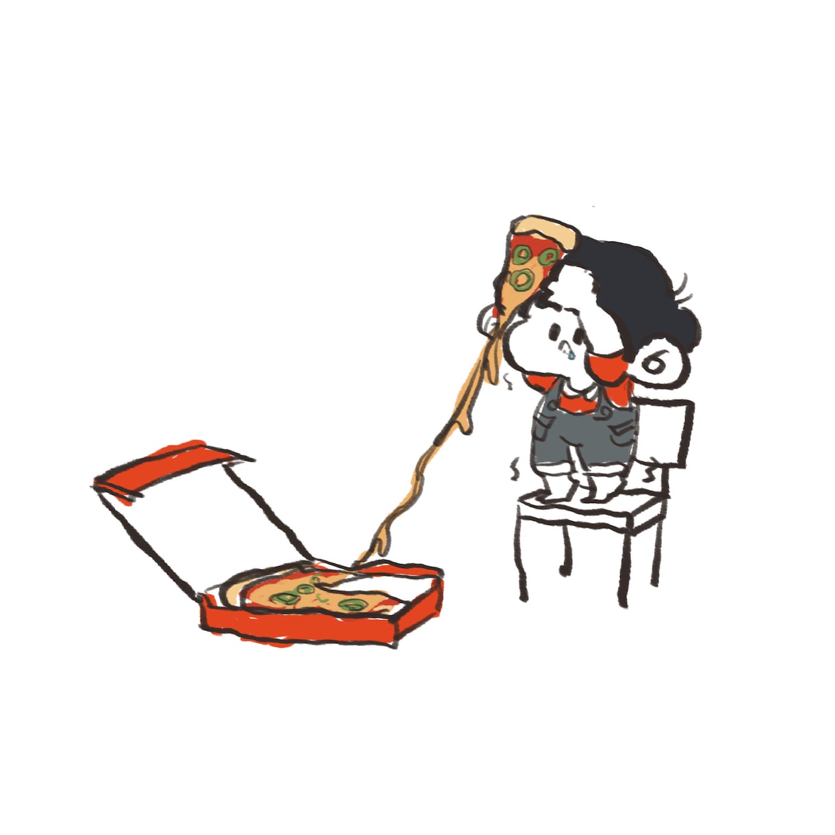 ゆるい+シンプルでかわいい似顔絵風イラスト描きます インスタ、X、ライン、YoutubeのSNSアイコンに◎ イメージ4