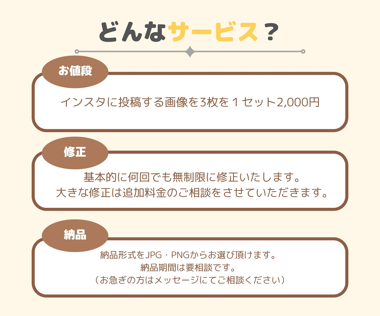 格安！Canvaを使ってインスタの投稿を作ります 修正回数無制限で無料！あなただけのオリジナルデザインをご提供 イメージ3