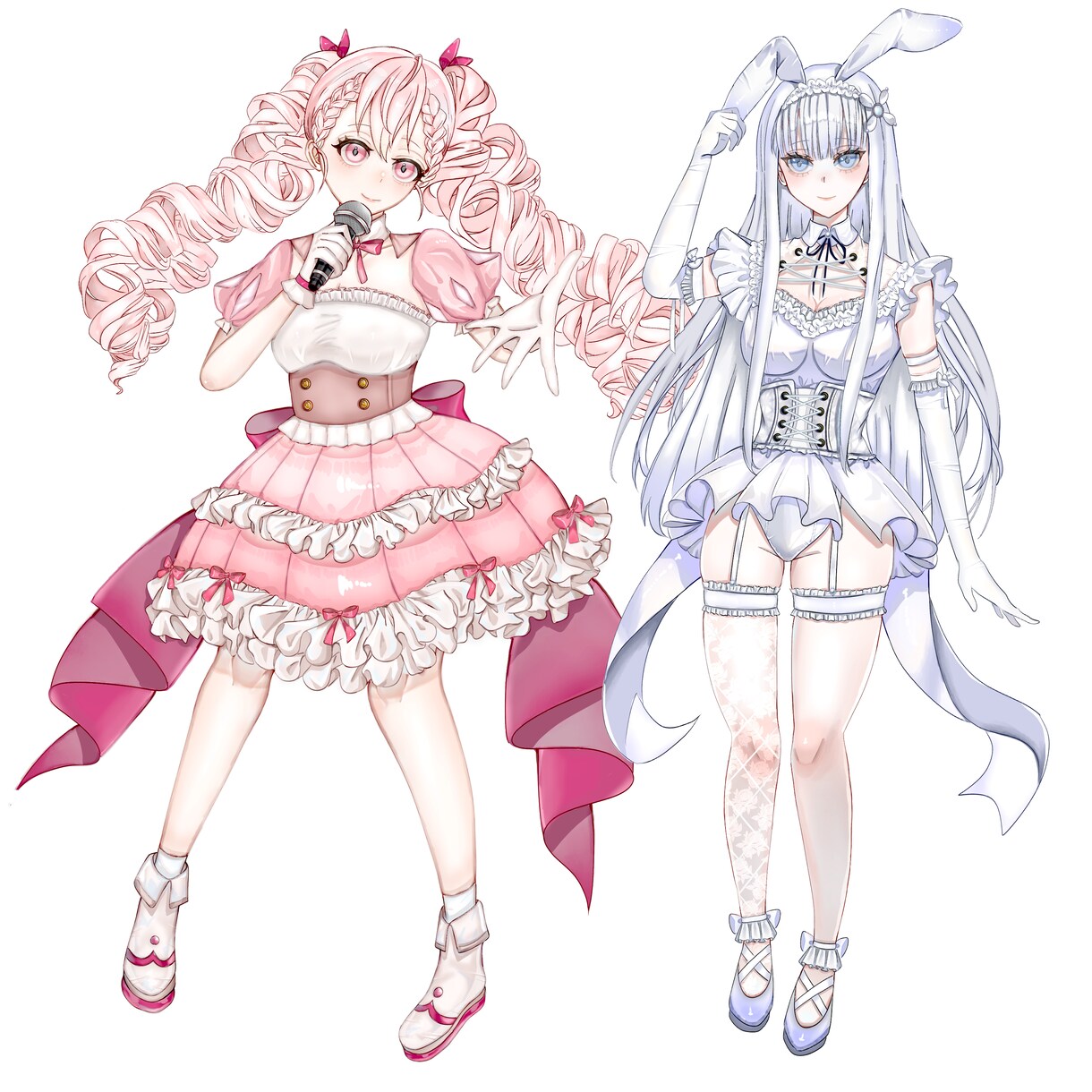 表情6種】Adopt立ち絵制作ます 可愛い女性キャラクターを描くのが得意です イメージ4