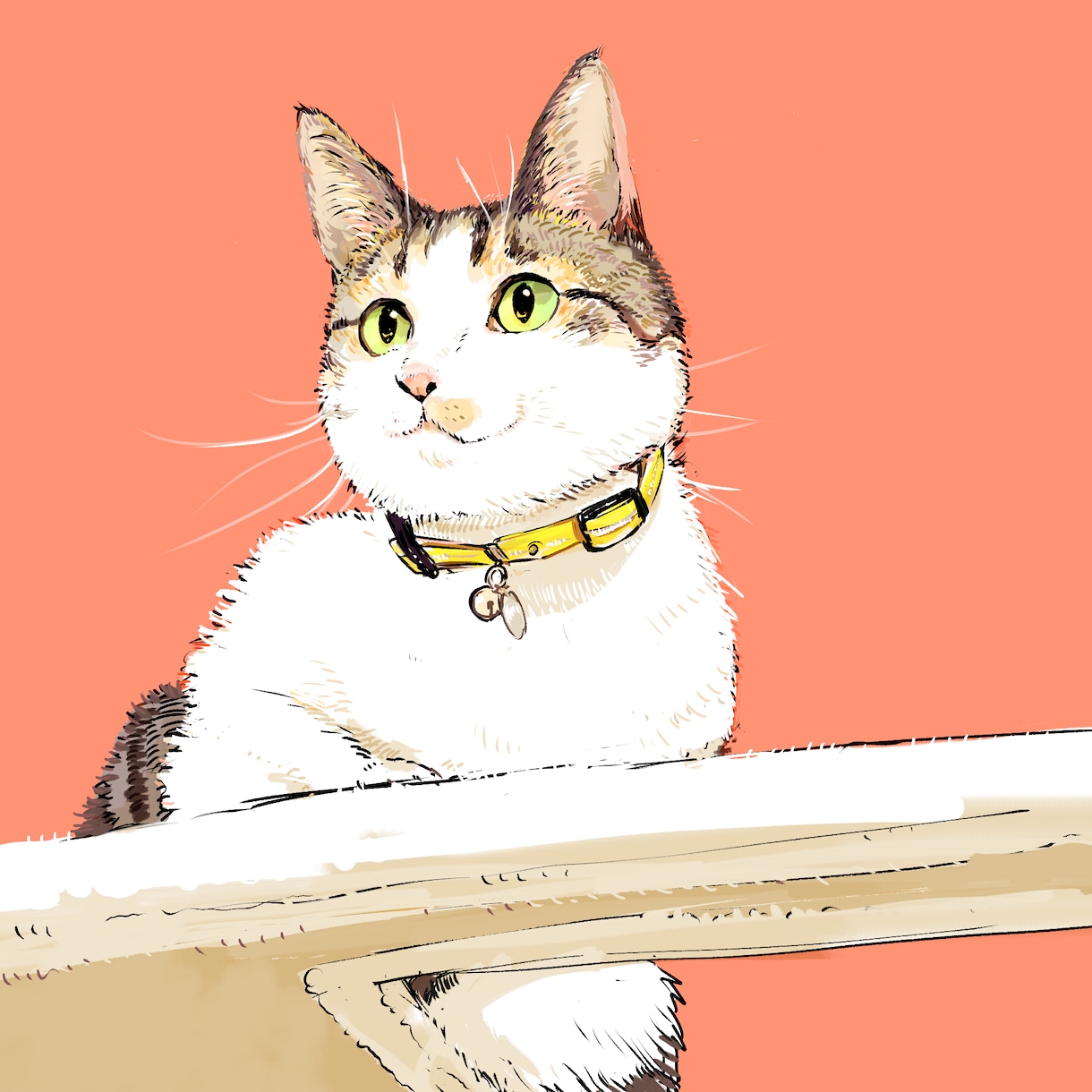ペットの似顔絵を制作します リアルでやわらかいペットの似顔絵をご自宅用やプレゼント用に イメージ1