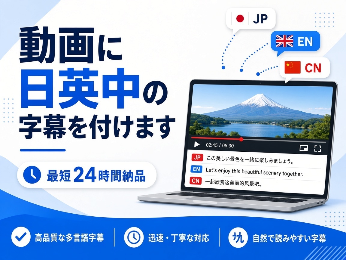 中国語⇄日本語⇄英語 自然な文章に翻訳します AI下訳＋人間チェックで自然な3言語翻訳 イメージ1