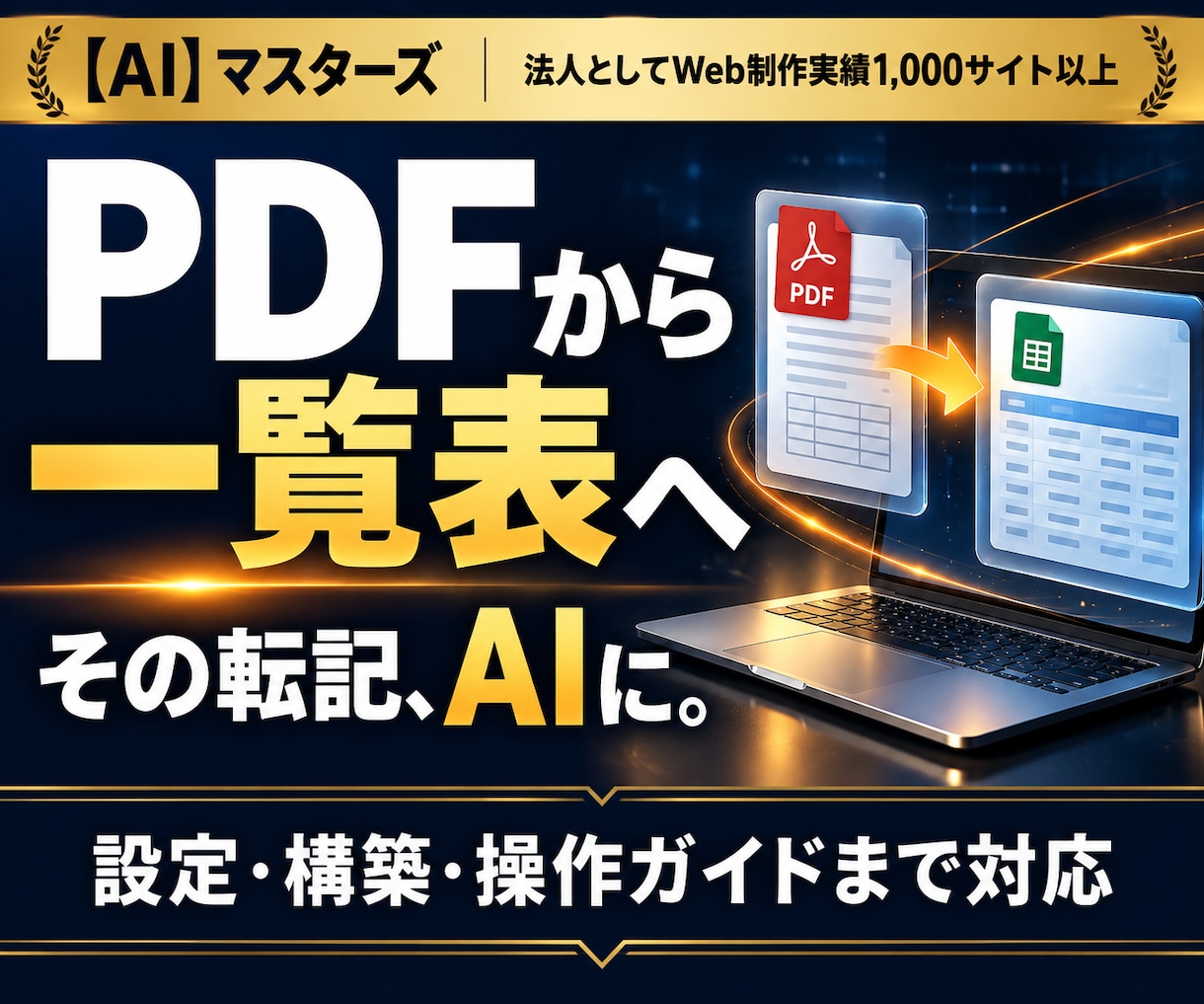 PDFをAIで一覧表にするツールを作ります 注文書・申込書の転記を確認して取り込む流れへ イメージ1